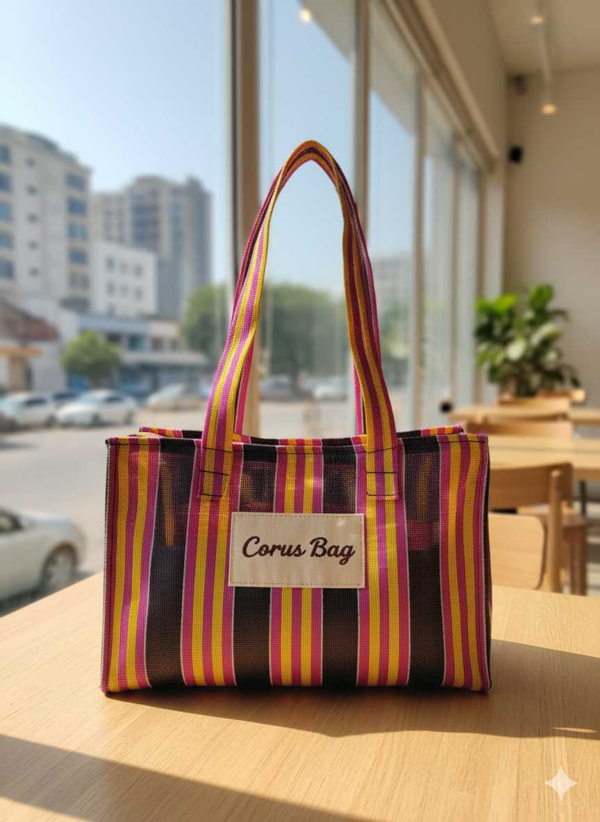 Stylish Recycled Nylon Handbag