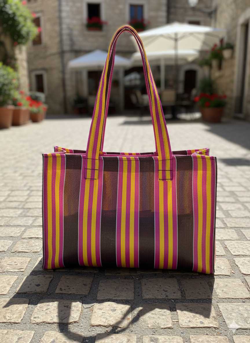 Stylish Recycled Nylon Handbag - Image 2