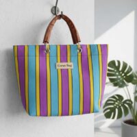 Sustainable Recycled Nylon Shopping Bag
